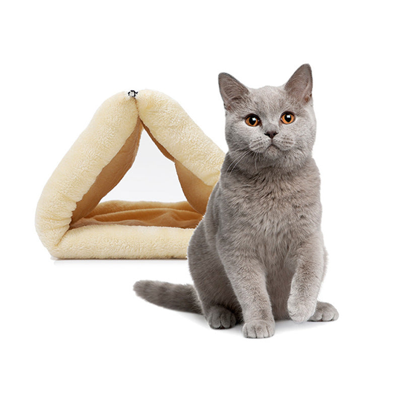 Foldable Dog Kennel Bed | Four Seasons Pet Nest for Comfort