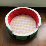 Four Seasons Watermelon Pet Bed | Cozy Dog Kennel for Small Dogs