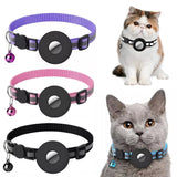 Reflective AirTag Holder Collar | Waterproof Dog & Cat Nylon Case