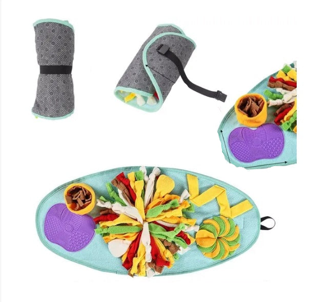 Dog Snuff Pad Interactive Toy  Enrichment Game for Small Dogs
