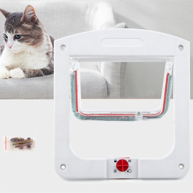 Two-Way Pet Door – Controllable Entry & Exit for Dogs & Cats