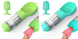 3-in-1 Pet Water Bottle Feeder | Portable Dog Travel Bowl & Waste Bag