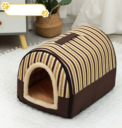 Portable Pet Bed – Small & Medium Cat Kennel, Warm & Cozy