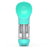 3-in-1 Pet Water Bottle Feeder | Portable Dog Travel Bowl & Waste Bag