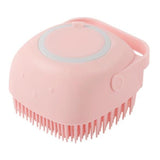 Silicone Dog Bath Massage Brush | Pet Grooming Shampoo Tool