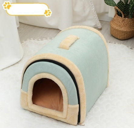 Portable Pet Bed – Small & Medium Cat Kennel, Warm & Cozy