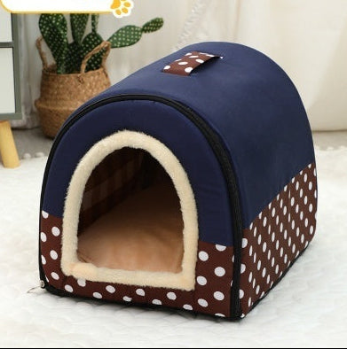 Portable Pet Bed – Small & Medium Cat Kennel, Warm & Cozy