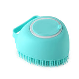 Silicone Dog Bath Massage Brush | Pet Grooming Shampoo Tool