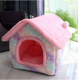 Foldable Dog House Bed | Winter Warm Cat & Dog Nest Kennel