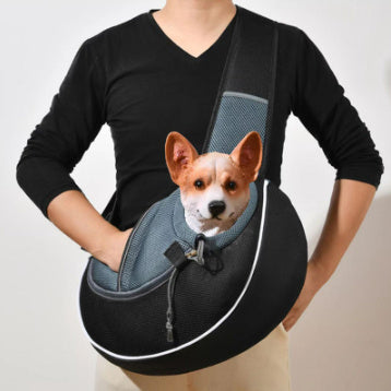 Portable Pet Carrier Bag | Crossbody Travel Bag for Dogs & Cats