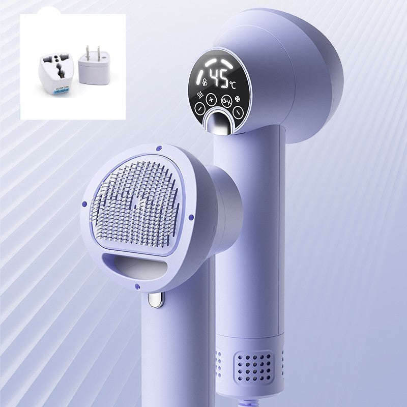 Smart Pet Hair Dryer & Comb | Silent Grooming for Dogs & Cats