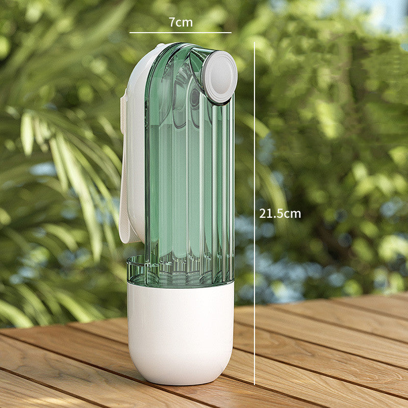 2 in 1 Portable Pet Water Cup | Dog Walking Travel Feeder