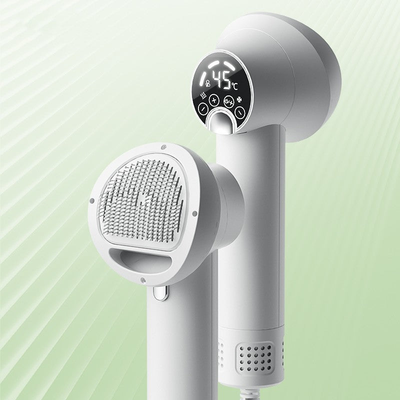 Smart Pet Hair Dryer & Comb | Silent Grooming for Dogs & Cats