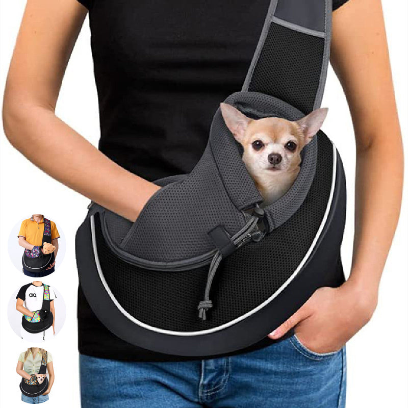 Portable Pet Carrier Bag | Crossbody Travel Bag for Dogs & Cats