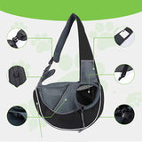 Portable Pet Carrier Bag | Crossbody Travel Bag for Dogs & Cats