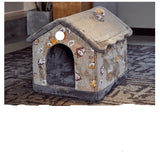 Foldable Dog House Bed | Winter Warm Cat & Dog Nest Kennel