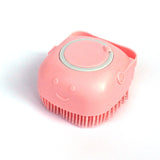 Silicone Dog Bath Massage Brush | Pet Grooming Shampoo Tool