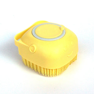Silicone Dog Bath Massage Brush | Pet Grooming Shampoo Tool