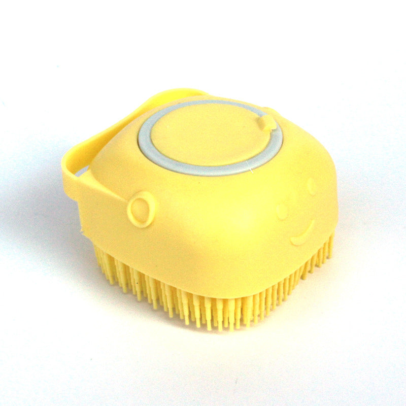 Silicone Dog Bath Massage Brush | Pet Grooming Shampoo Tool