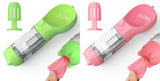 3-in-1 Pet Water Bottle Feeder | Portable Dog Travel Bowl & Waste Bag