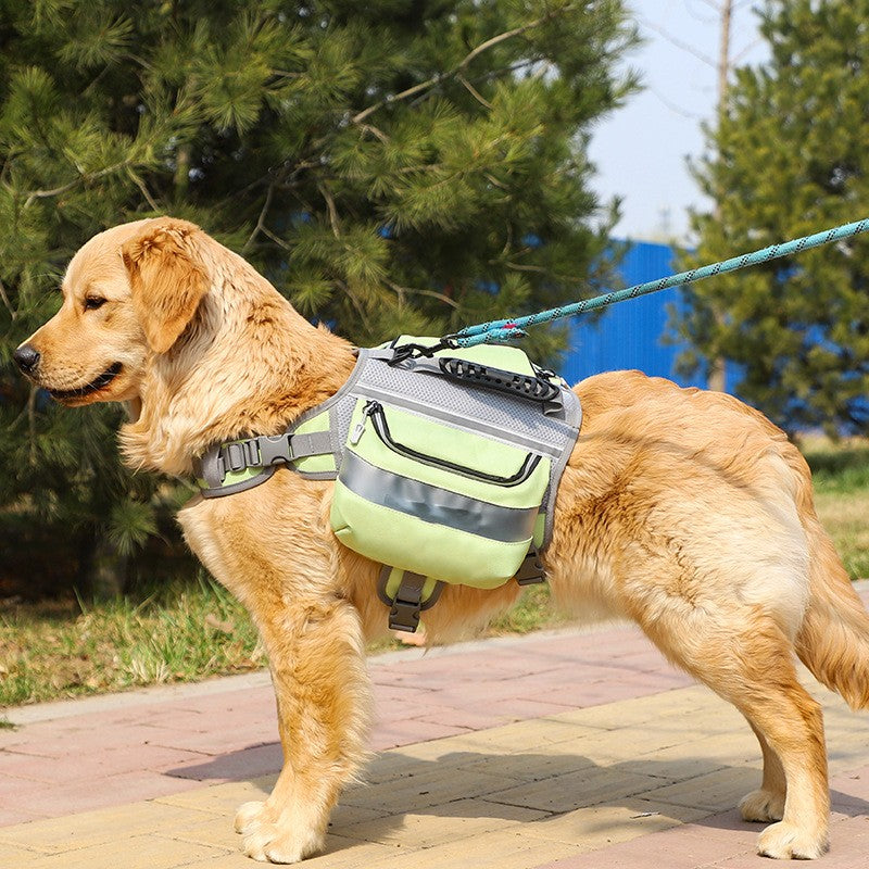 Large Dog Backpack Harness – Outdoor Pet Carry Pack