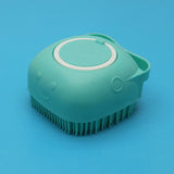 Silicone Dog Bath Massage Brush | Pet Grooming Shampoo Tool