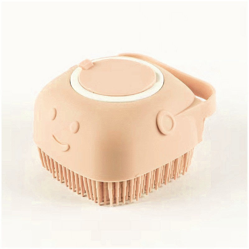 Silicone Dog Bath Massage Brush | Pet Grooming Shampoo Tool