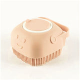 Silicone Dog Bath Massage Brush | Pet Grooming Shampoo Tool