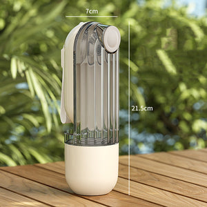 2 in 1 Portable Pet Water Cup | Dog Walking Travel Feeder