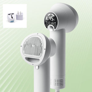 Smart Pet Hair Dryer & Comb | Silent Grooming for Dogs & Cats