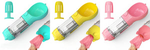 3-in-1 Pet Water Bottle Feeder | Portable Dog Travel Bowl & Waste Bag