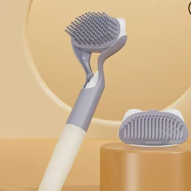 3-in-1 Pet Grooming Brush – Push-Button Hair Cleaning Tool