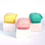 Silicone Dog Bath Massage Brush | Pet Grooming Shampoo Tool